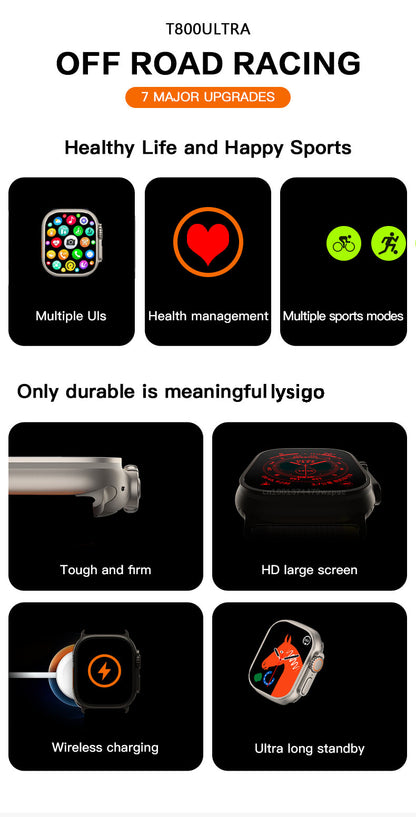 T800 Ultra Smart Watch Series 8. (Random Color) Rs 1,881