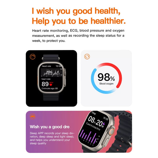 T800 Ultra Smart Watch Series 8. (Random Color) Rs 1,881